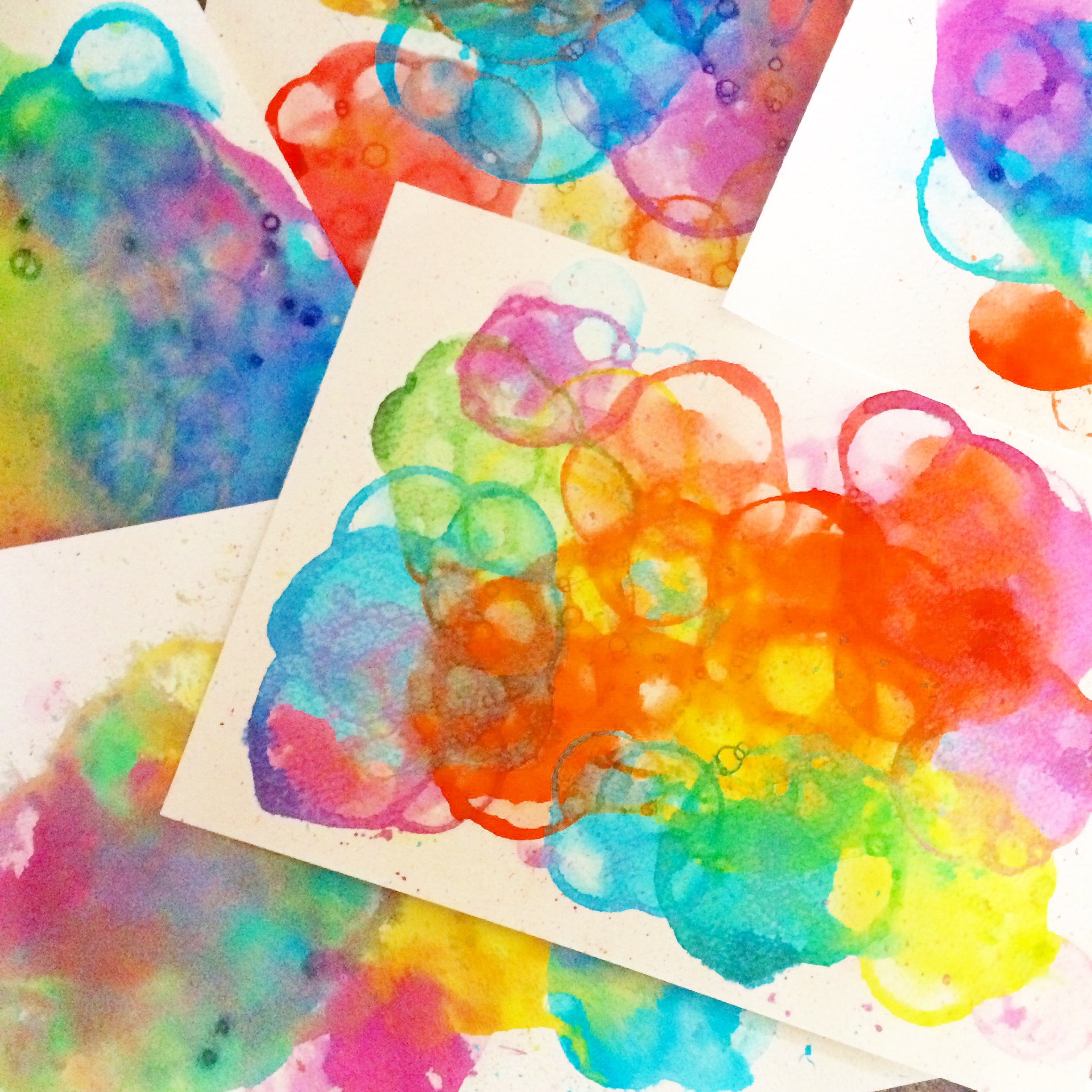 Watercolor Bubble Art at PaintingValley.com | Explore collection of ...