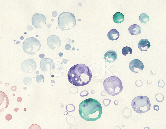 563x440 Watercolor Bubbles Stock Vector - Watercolor Bubbles