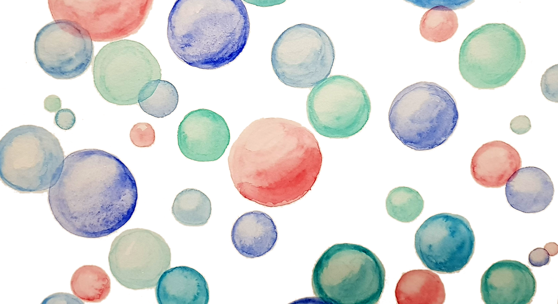 1140x622 Behind The Scenes Painting Watercolor Bubbles - Watercolor Bubbles