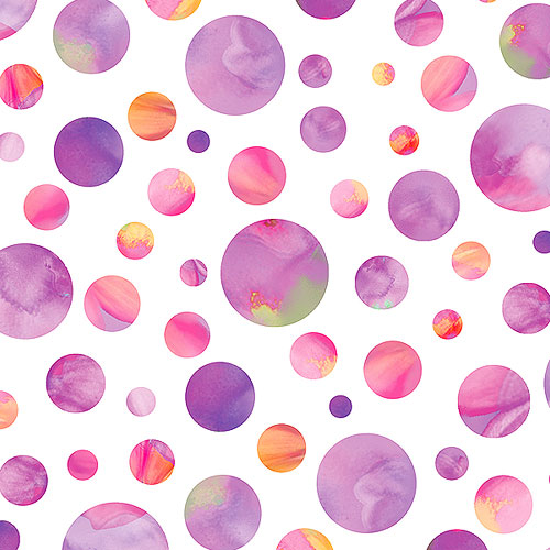 500x500 Equilter Color Calypso - Watercolor Bubbles