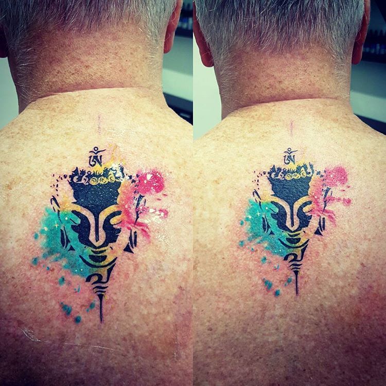 750x750 Pin By Tylara Romero On Tattoos Buddha Tattoos - Watercolor Buddha Tattoo