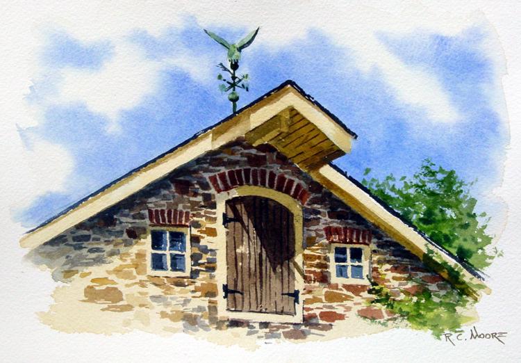 750x522 Watercolor Painting Gallery - Watercolor Building Painting