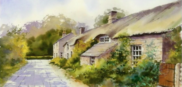 600x289 Improve Your Watercolor Buildings - Watercolor Buildings