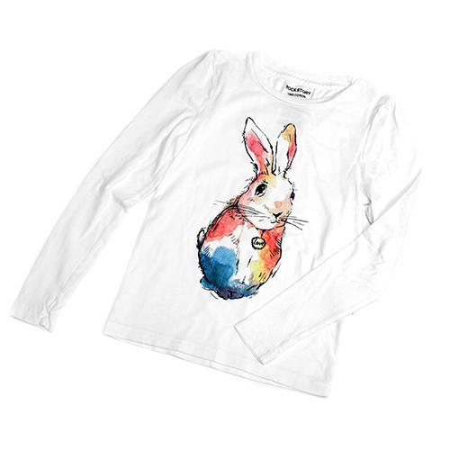 500x500 Watercolor Bunny Tee - Watercolor Bunny