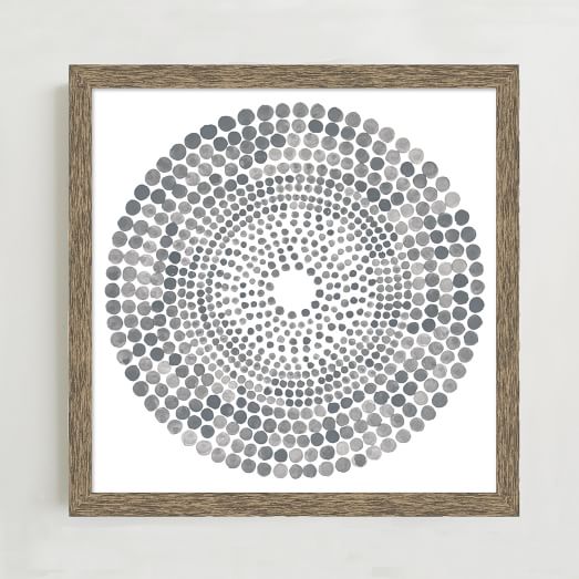 523x523 Framed Print - Watercolor Burst