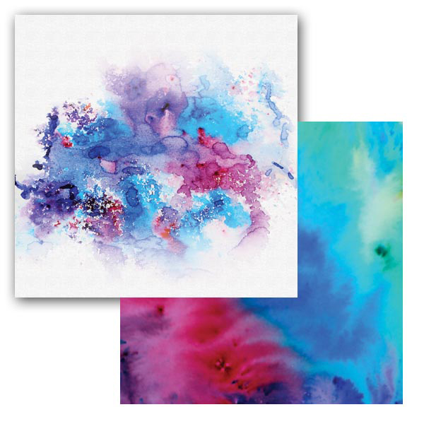 600x600 Ken Oliver Color Burst Splash Nebulous Paper - Watercolor Burst