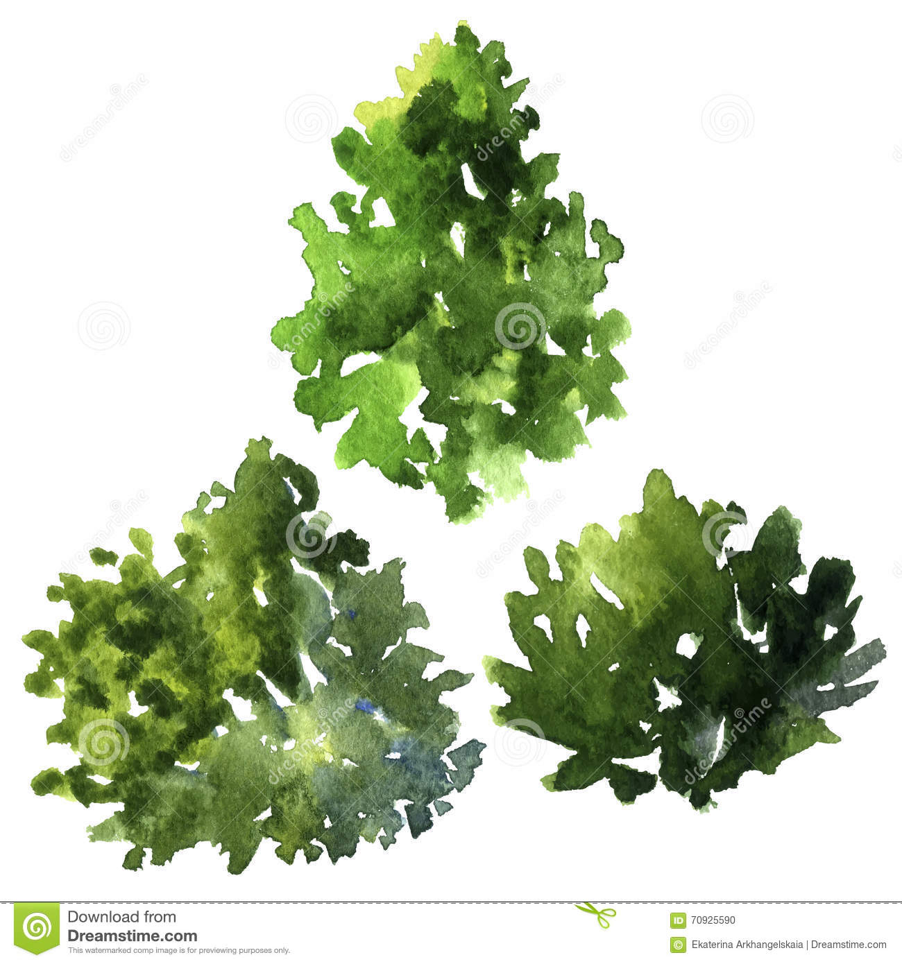 1300x1390 Painting Bushes In Watercolor Easy Watercolor Plants Watercolor - Watercolor Bushes