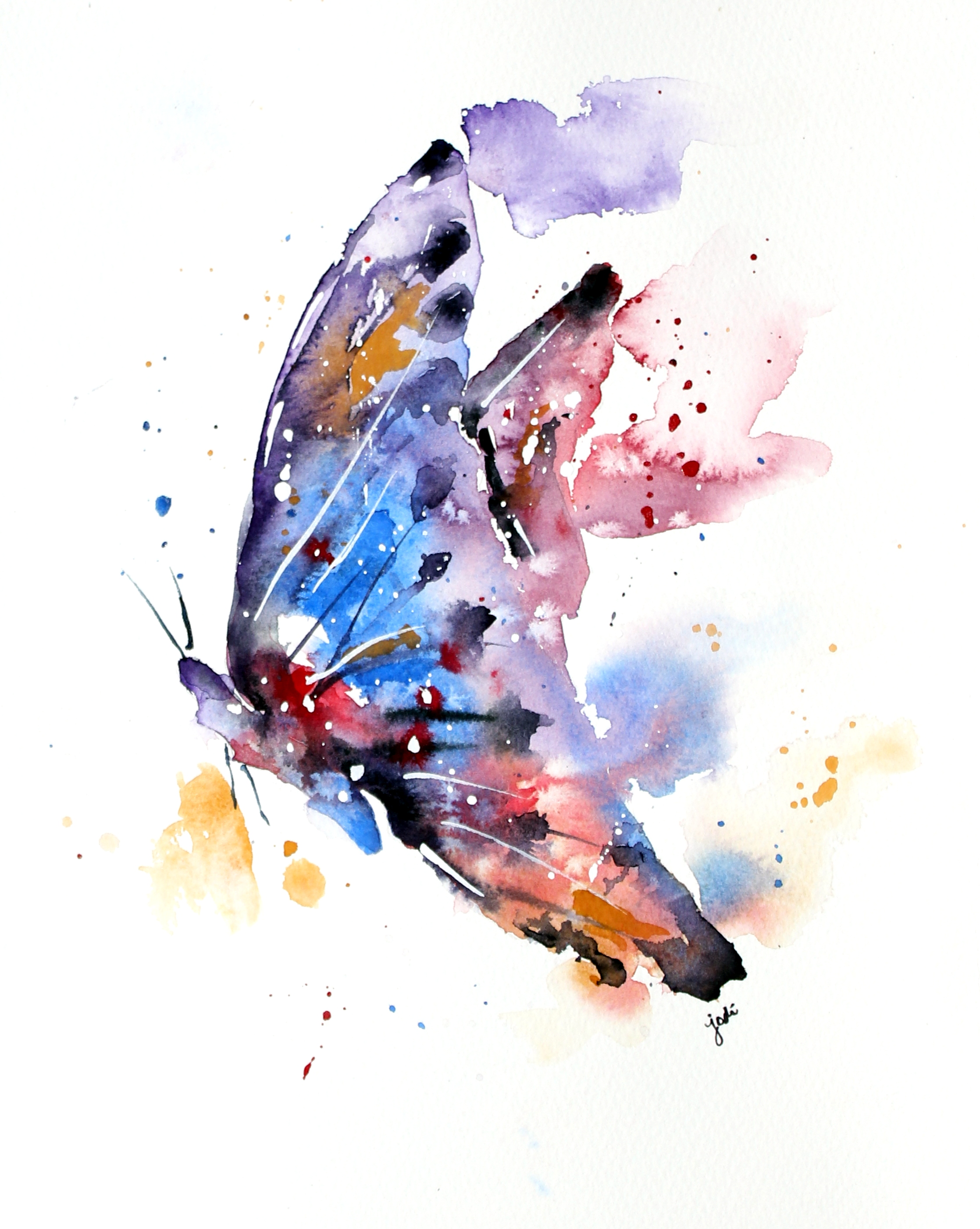 2235x2802 Creative Inspiration In Food, Watercolor, Photography, Writing And - Watercolor Butterfly Images