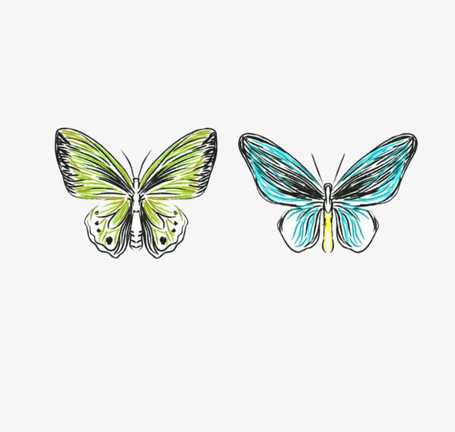 650x618 Watercolor Butterfly Png And Clipart Tcvety Watercolor - Watercolor Butterfly Png