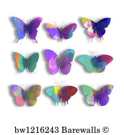 180x195 5,379 Watercolor Butterfly Posters And Art Prints Barewalls - Watercolor Butterfly Prints