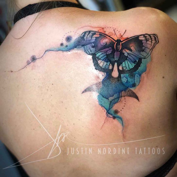 728x728 Watercolor Butterfly Tattoo Best Tattoo Ideas Gallery - Watercolor Butterfly Tattoo