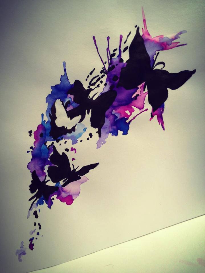 720x960 Watercolour Butterfly Tattoo Randoms Watercolor - Watercolor Butterfly Tattoo