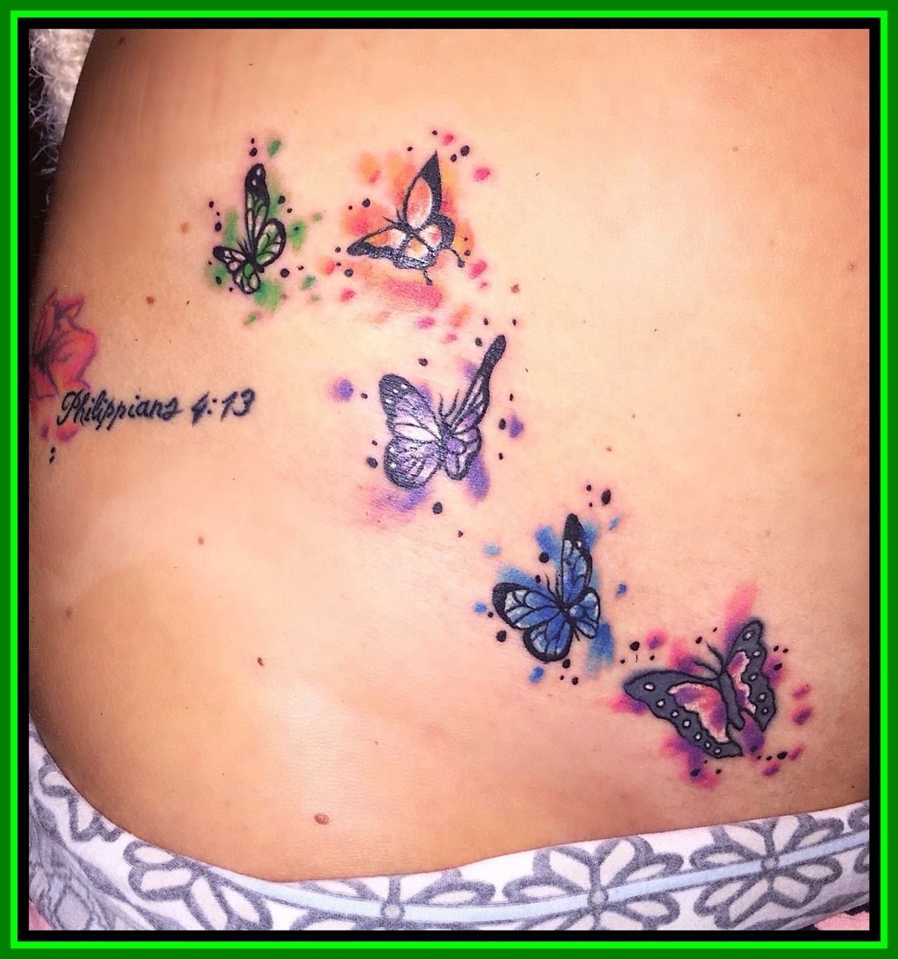 1296x1384 Best Love My New Watercolor Butterflies Tats Pic Of Butterfly - Watercolor Butterfly Tattoo
