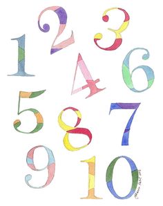 236x298 Watercolor Numbers By Giuseppe Salerno, Via Behance - Watercolor By Number