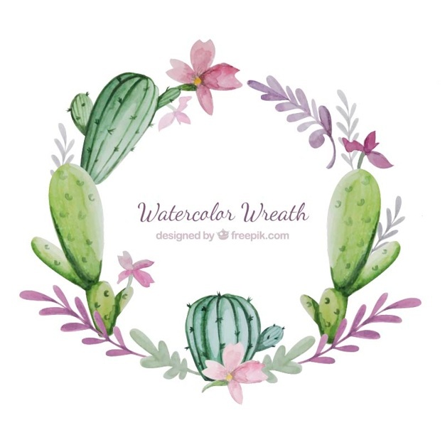 626x626 Cactus Vectors, Photos And Psd Files Free Download - Watercolor Cactus Clipart