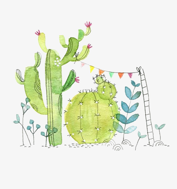 564x601 Watercolor Cactus, Watercolor Clipart, Cactus, Watercolor Png - Watercolor Cactus Clipart