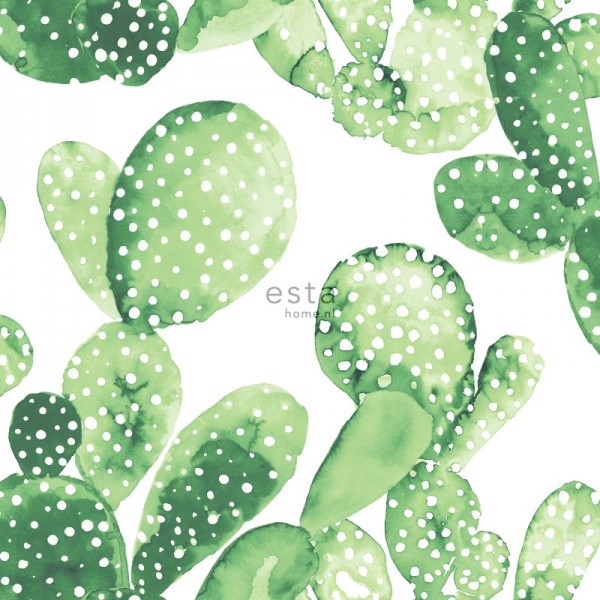 600x600 Hd Non Woven Wallpaper Watercolor Aquarelle Painted Cacti Intense - Watercolor Cactus Wallpaper