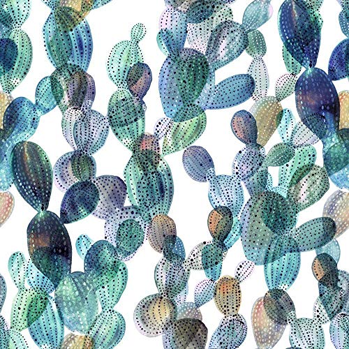 500x500 Watercolor Cactus Pattern Peel And Stick Wallpaper - Watercolor Cactus Wallpaper
