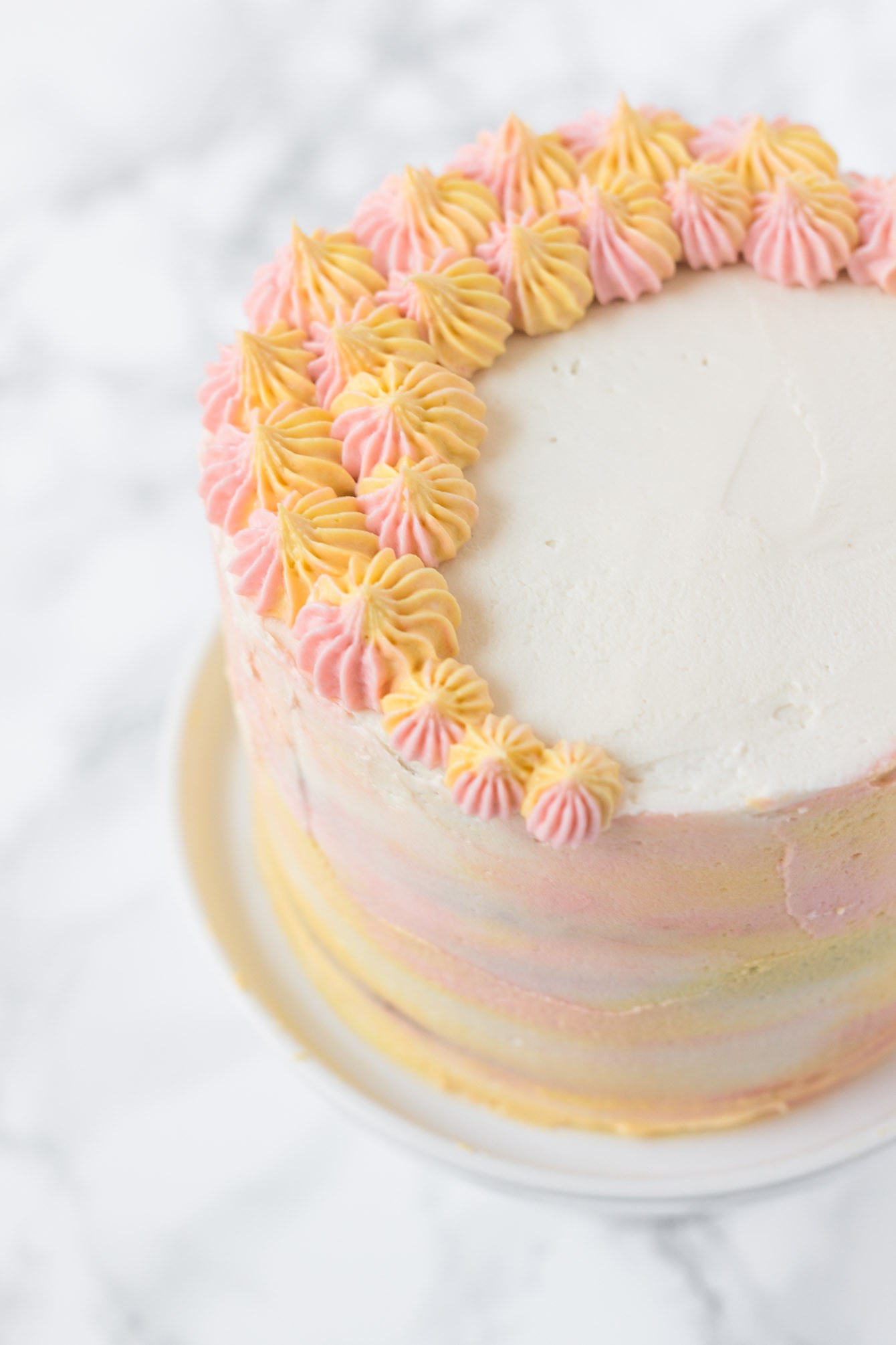 1340x2010 How To Decorate A Watercolor Cake - Watercolor Cake