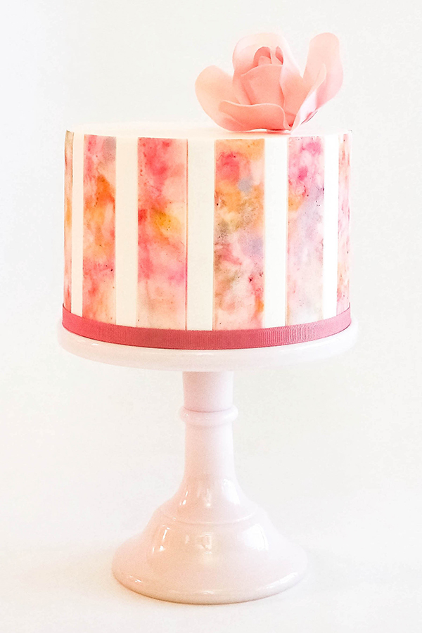 600x900 How To Paint A Watercolor Cake - Watercolor Cake