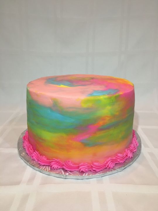 540x720 Rainbow Watercolor Cake - Watercolor Cake