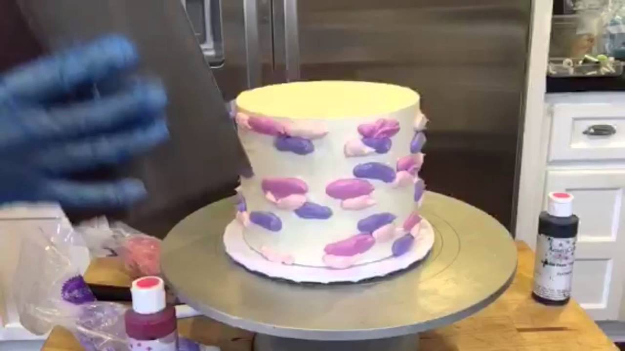 1280x720 Watercolor Buttercream Tutorial - Watercolor Cake