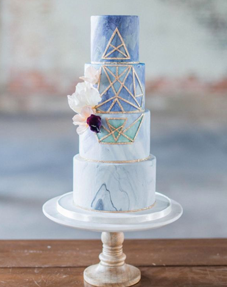 728x921 Watercolor Wedding Cake Ideas - Watercolor Cake