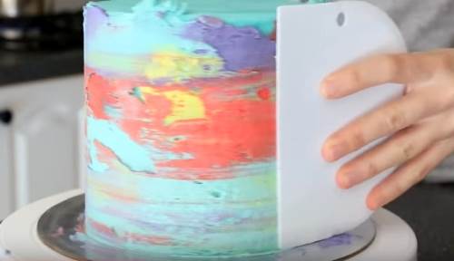 500x288 How To Decorate A Watercolor Cake - Watercolor Cake Decorating