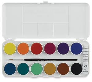 300x266 Grumbacher Watercolor Pan Sets - Watercolor Cake Set