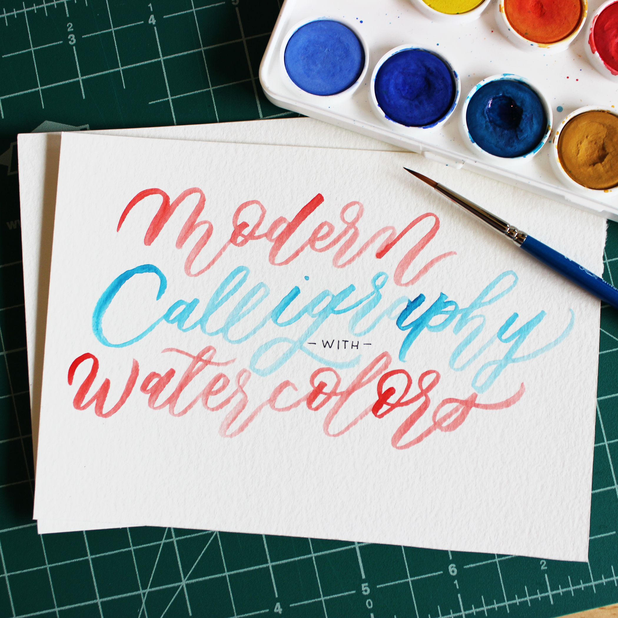 2100x2100 Modern Watercolor Calligraphy - Watercolor Calligraphy