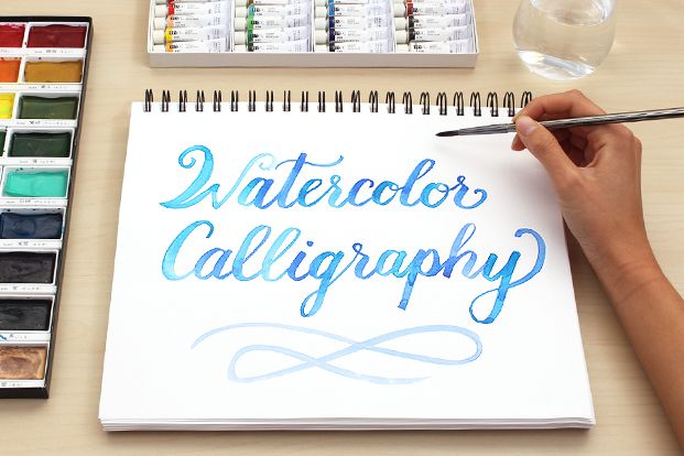 621x414 Watercolor Calligraphy For Beginners Watercolor Arts - Watercolor Calligraphy