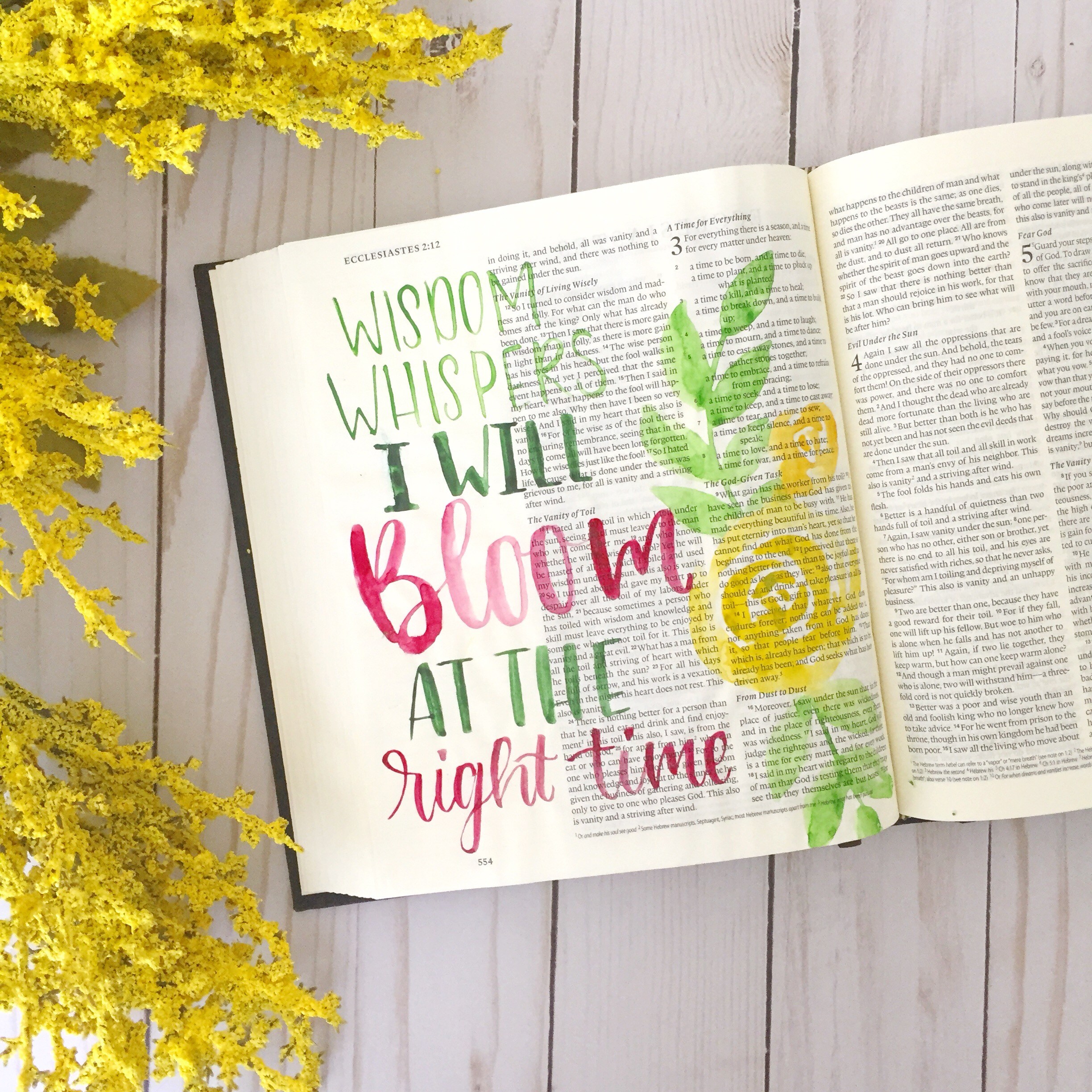 2448x2448 Watercolor Hand Lettering Calligraphy With A Paintbrush - Watercolor Calligraphy