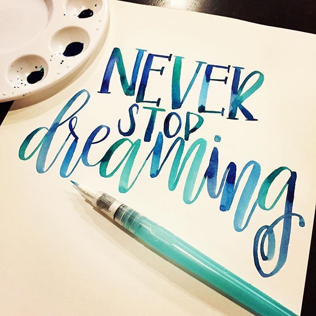640x640 Watercolor Calligraphy. Beautifully Written Quotes - Watercolor Calligraphy