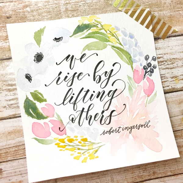 Watercolor Calligraphy at PaintingValley.com | Explore collection of ...