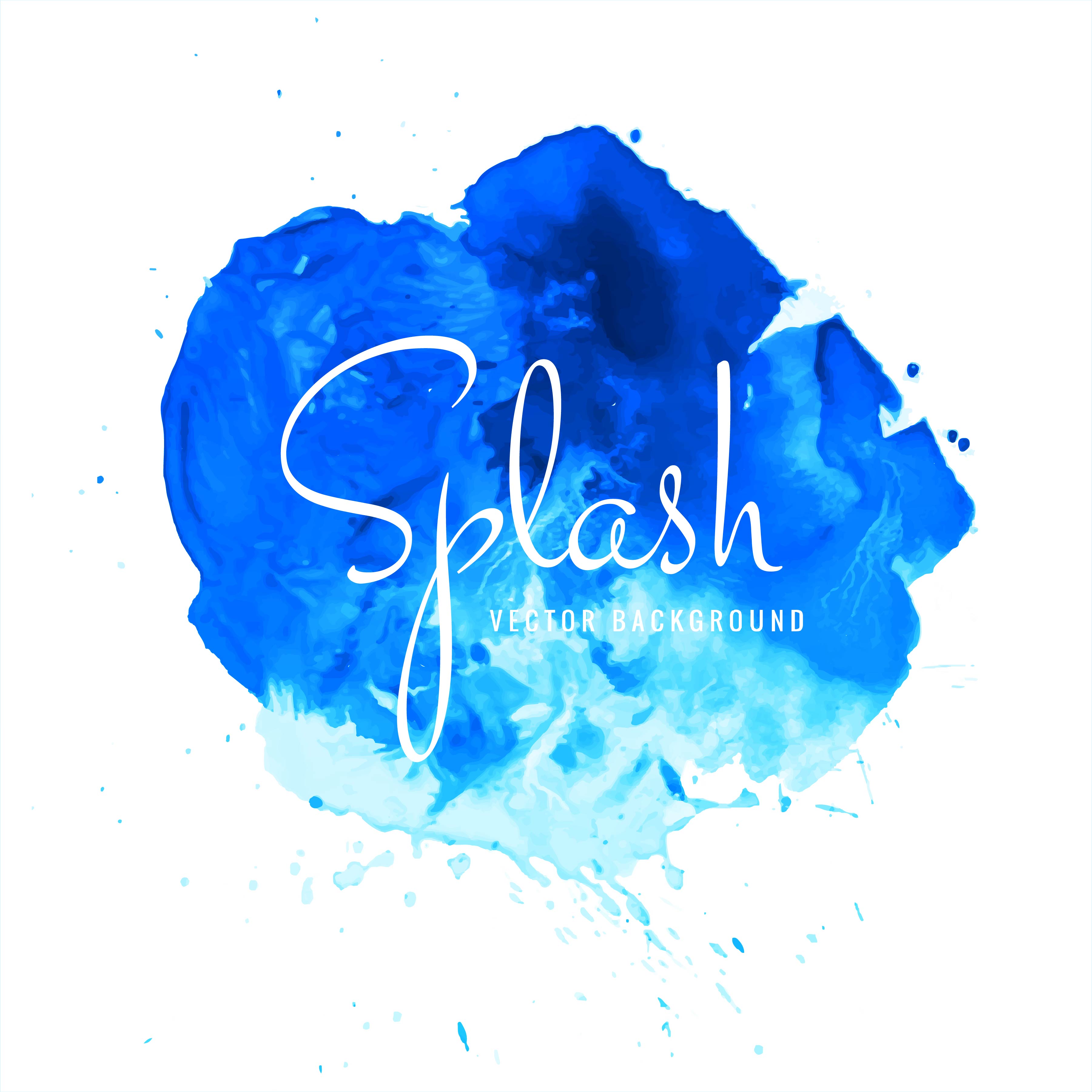 3601x3601 Watercolor Blue Calligraphy Vector Splatter Picturesque Www - Watercolor Calligraphy Background