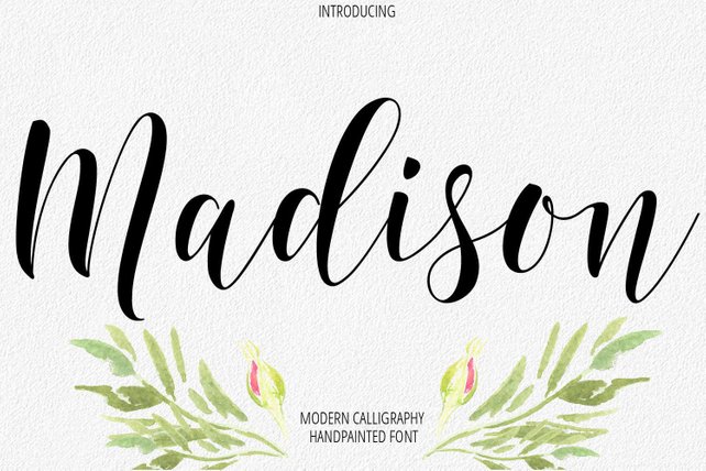 642x428 Digital Font Calligraphy Handwritten Script Wedding Watercolor Etsy - Watercolor Calligraphy Font