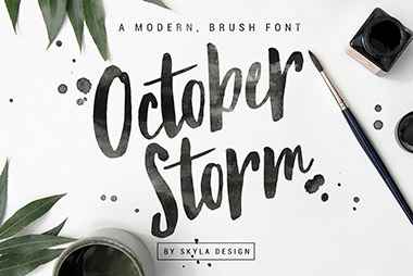 380x254 10 Watercolor Hand Lettering Logo For Your Inspiration - Watercolor Calligraphy Font