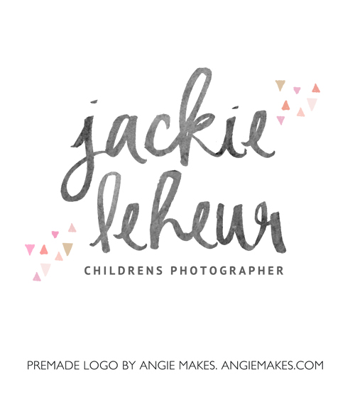 500x573 Watercolor Text Logo - Watercolor Calligraphy Font
