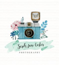 236x258 Snapshot. Watercolor Handpainted Cameras Clipart, Wedding, Diy - Watercolor Camera