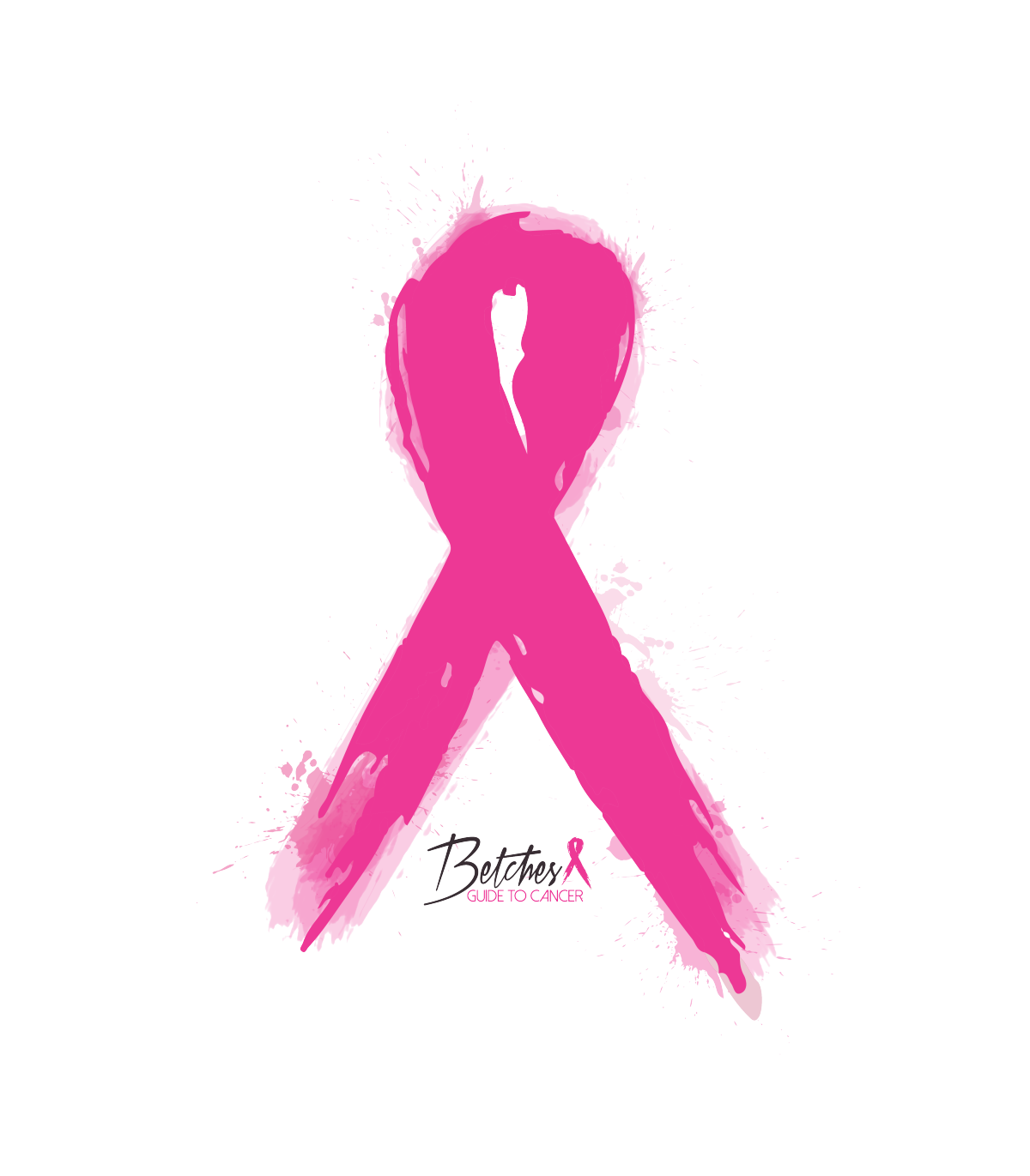 1200x1371 Watercolor Pink Ribbon Betches Guide To Cancer Shop - Watercolor Cancer Ribbon