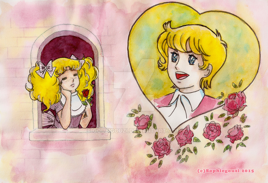 1024x700 Candy And Anthony (Watercolor) By Gouzigouzi - Watercolor Candy