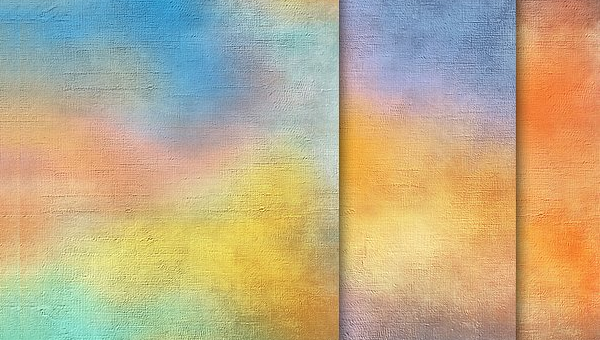 600x340 Canvas Texture - Watercolor Canvas Texture