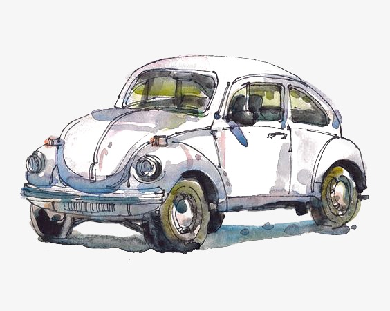 564x451 Car, Car Clipart, Cartoon Car, Watercolor Png Image And Clipart - Watercolor Car