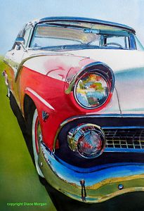 205x300 38 Best Cars Close Up And Reflections Images Car - Watercolor Car Painting