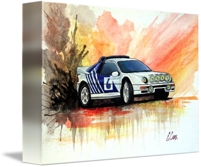 Watercolor Car Painting at PaintingValley.com | Explore collection of ...
