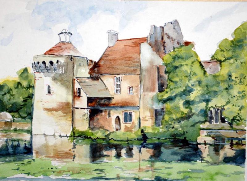 800x586 July 2012 Watercolor Challenge - Watercolor Castle