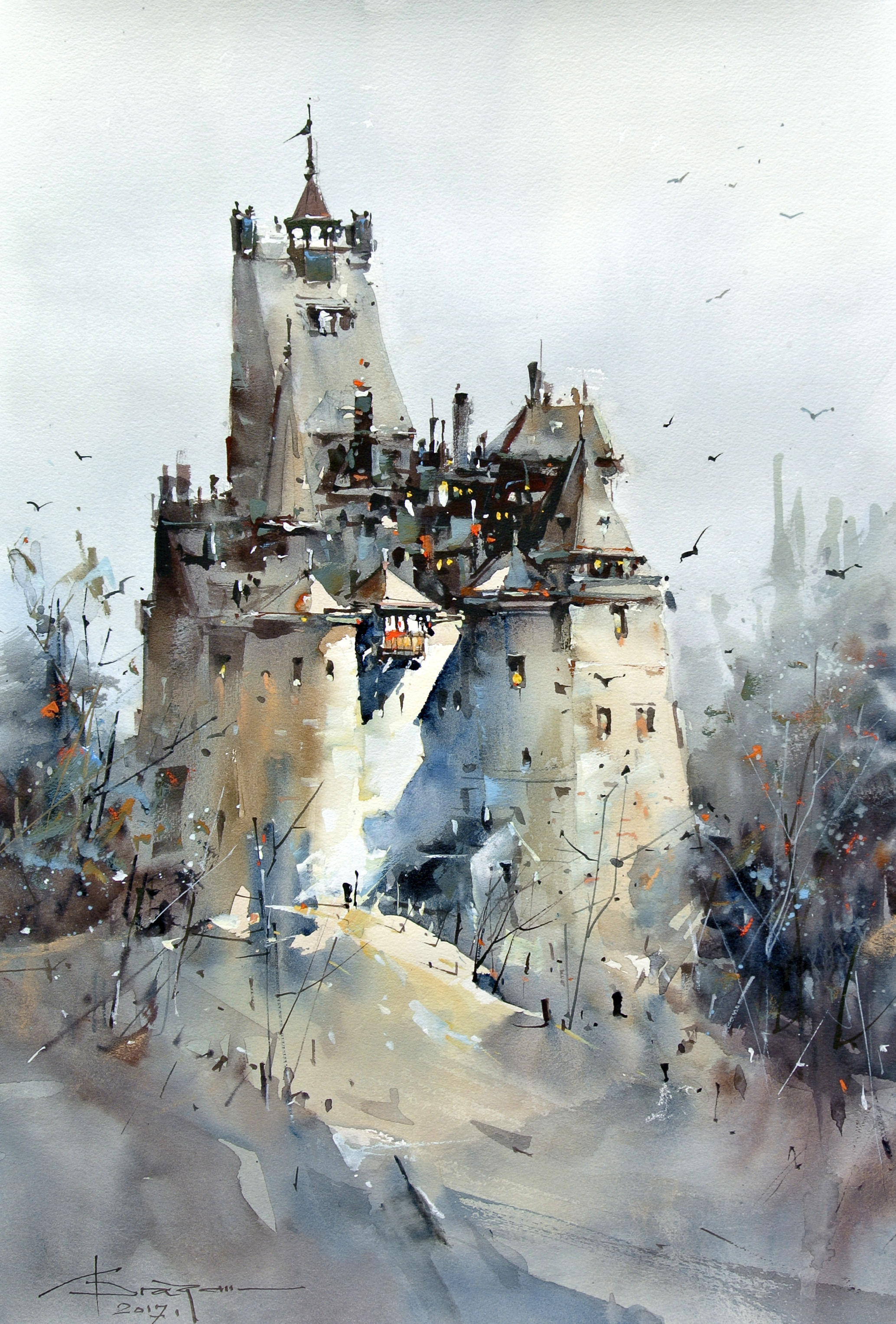 2067x3053 National Watercolor Society Exhibition 2017 Birmingham - Watercolor Castle