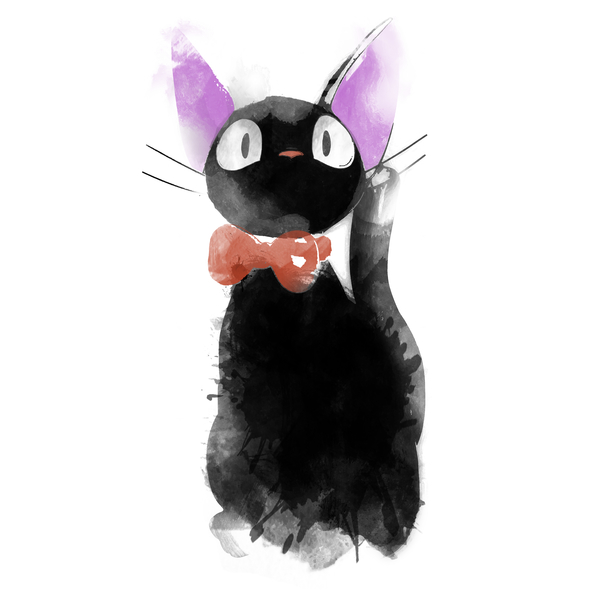 600x600 Watercolor Cat - Watercolor Cat