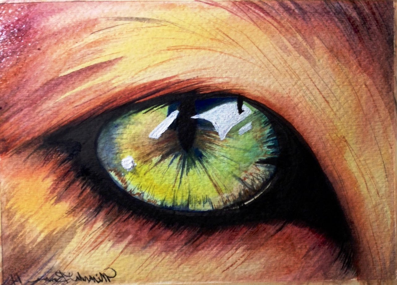 1279x919 Painting Eyes In Watercolor Cat Eye Watercolor Time Lapse Painting - Watercolor Cat Eyes