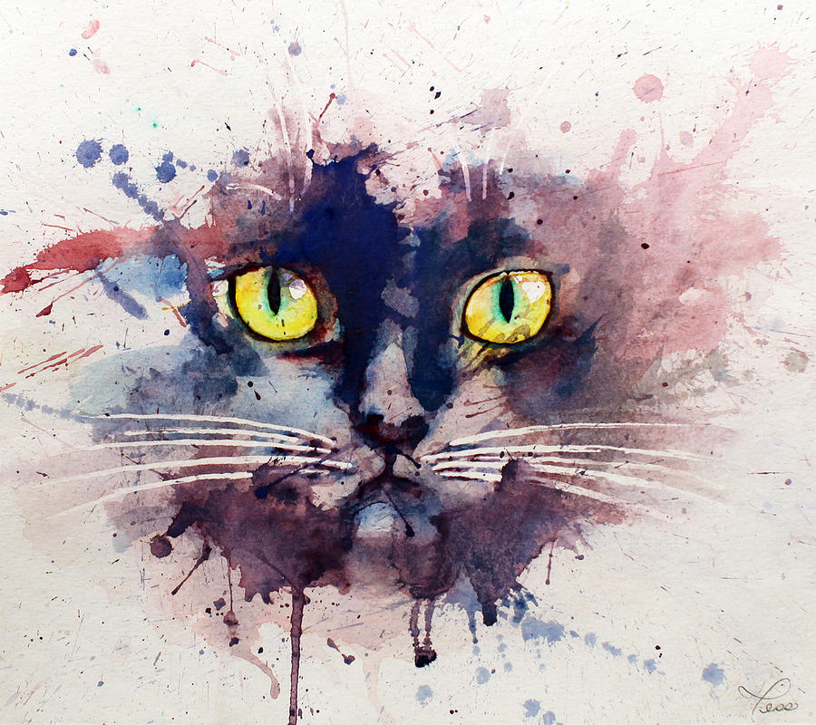Watercolor Cat Eyes at Explore collection of